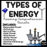 Types of Energy Informational Text Reading Comprehension W