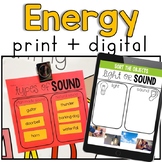 Types of Energy: Light, Sound and Heat (print + digital)