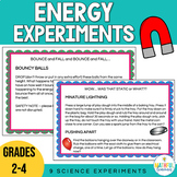 Types of Energy Science Experiments - Forms of Energy Kine