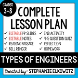 Types of Engineers Lesson | Printable & Digital