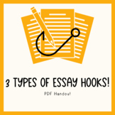 For essays types of hooks 18 Excellent
