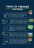 Types of Farming Systems
