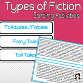 Types of Fiction Sorting Activities