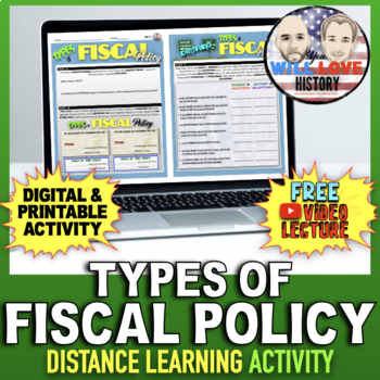 Preview of Types of Fiscal Policy | Digital Learning Activity