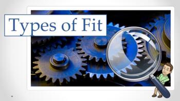 Preview of Types of Fit in Engineering Design- Technical Drawing Lesson Slideshow