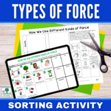 Types of Force Sorting Activity | Print & Digital