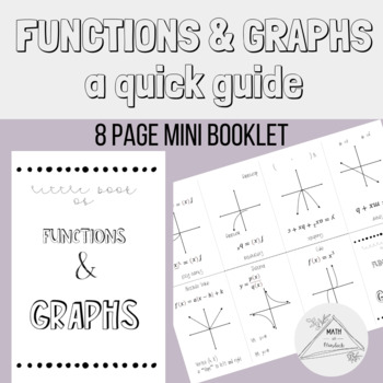 Preview of Types of Functions and Graphs: Reference Booklet