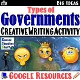 Types of Government Creative Writing Activity | Google Pri