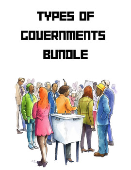Preview of Types of Governments Bundle