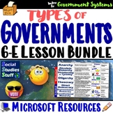 Examine Types of Governments 6-E Lesson and Practice Activ