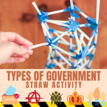 Preview of Types of Governments Straw Activity Simulation