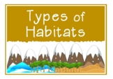 Types of Habitats Information Poster Set/Anchor Charts