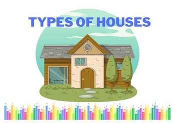 How to draw different types of houses (colouring) part 2 - YouTube