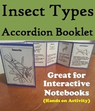 Types of Insects Activity: Interactive Notebook Foldable/ 