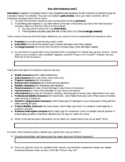 Types of Insurance Worksheet (Distance Learning)
