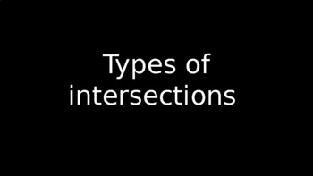 Preview of Orientation and Mobility Types of Intersections