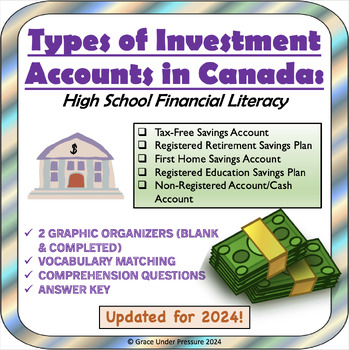 Preview of Types of Investment Accounts in Canada: RRSP, TFSA, FHSA, RESP, Cash Account