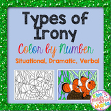Types of Irony Color by Number