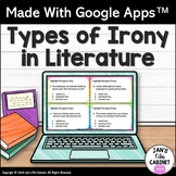Types of Irony Lesson and Practice Activities GRADES 6-8 G