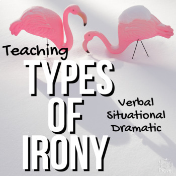 Preview of Types of Irony - Verbal, Situational, and Dramatic Irony Activity