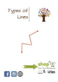 Types of Lines - Montessori 3-Part Cards