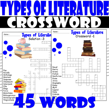 science fiction Crossword - WordMint