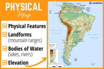 Preview of Types of Maps (Physical Map)