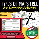 Types of Maps Vocabulary Matching for Distance Learning & 