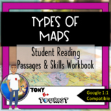 Types of Maps Workbook- Google Compatible, Student-Centere