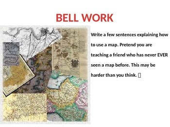 types of maps and world map labeling lesson tpt