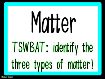 Preview of Types of Matter