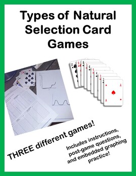 Preview of Types of Natural Selection Card Games