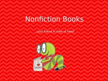 Preview of Types of Nonfiction Books PPT
