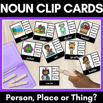 Types of nouns cards