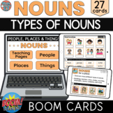 Types of Nouns BOOM CARDS • Parts of Speech
