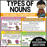 Types of Nouns PowerPoint - Guided Teaching