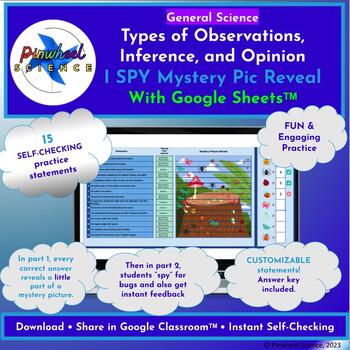 Preview of Types of Observations, Inference, & Opinion I Spy Mystery Picture Reveal