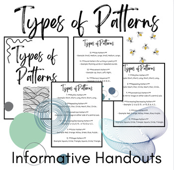 Preview of Types of Patterns | Informative Handout With Examples