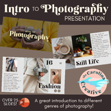 Types of Photography PPT Presentation Course Introduction