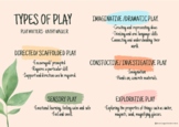 Types of Play display - Kathy Walker.