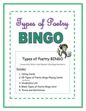 Types of Poetry Bingo