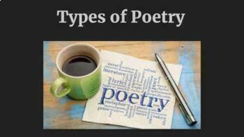 Types of Poetry Google Slides by The Teaching Ninja | TPT