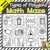 Types of Polygons Math Maze Free Digital Activity Distance Learning
