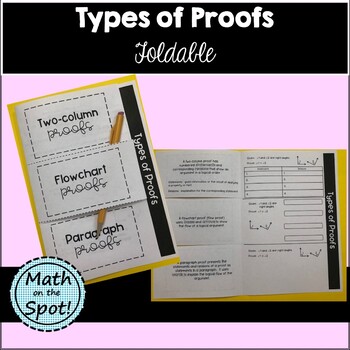 Preview of Types of Proofs Foldable