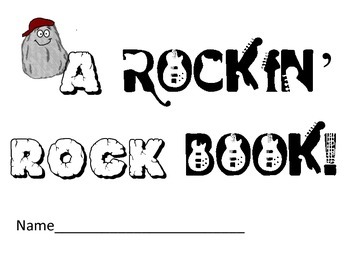Preview of Types of Rock Book: Notes, Rock  Cycle, Stations, Centers, Sort, Cut & Paste