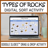 Types of Rocks Card Sorting Activity | Google Slides™ Drag