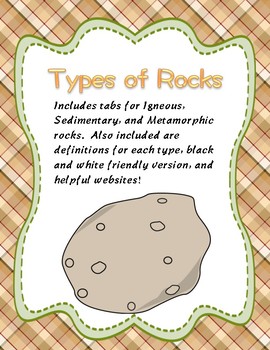 Preview of Types of Rocks Foldable