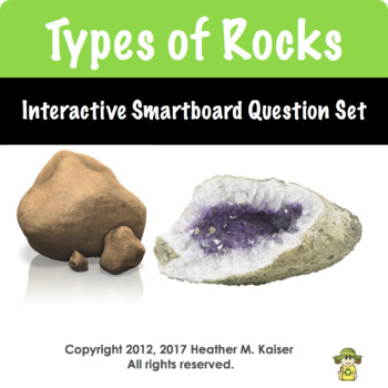 Preview of Types of Rocks Interactive Clickers Question Set