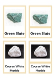 Types of Rocks Three Part Cards