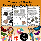 Types of Rocks Worksheets